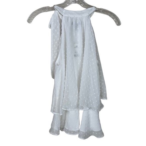 Express White Ruffled Tiered Top - Picture 5 of 9